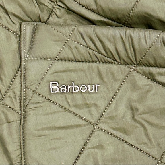 Barbour Green Lightweight Quilted Jacket - Picture 6 of 7